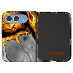 Fashion Case MagSafe Apple iPhone Duo - Black Gold