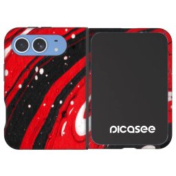 Fashion Case MagSafe Apple iPhone Duo - Red black