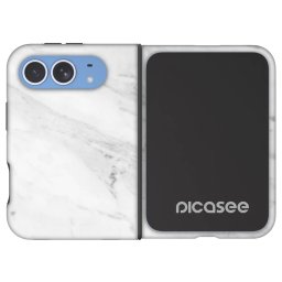 Fashion Case MagSafe Apple iPhone Duo - White marble
