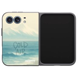 Fekete szilikon tok az alábbi mobiltelefonokra Apple iPhone Duo - COLD AIR