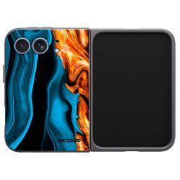 Fekete szilikon tok az alábbi mobiltelefonokra Apple iPhone Duo - Gold blue