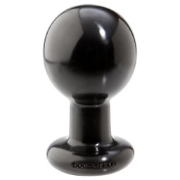 Doc Johnson The Classic - kerek anál plug (fekete) - L