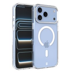 Tactical MagForce 2.0 Cover Apple iPhone 17 Pro Max/18 Pro Max MagSafe hátlap tok, átlátszó/ezüst