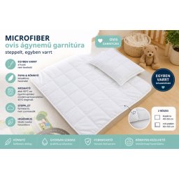 Microfiber ovis ágynemű garnitúra - steppelt, egybevarrt