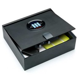 Technomax(R) CS 4HN elektronikus hotel széf - fekete, felnyíló ajtóval
