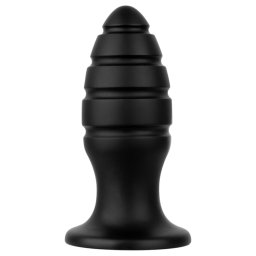 BUTTR Aftershock - fekete óriás anál plug haladóknak (23 cm)