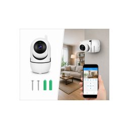 Forgatható WiFi IP Kamera / Bébior HD Kép, Éjjellátó, Kétirányú Hang, Mozgásérzé