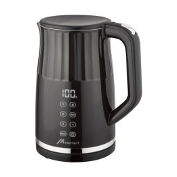 Momert Vízforraló 1,7 literes digitalis hőfokszabályzós, kijelzős, fekete 2200W 1857