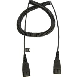 Jabra hosszabbító kábel, QD-QD, 0,5-2m, tekercselve