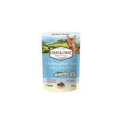 Gheda Chat&Chat Wet Chicken with Tuna 24x100g