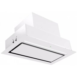 Ciarko Design AURA 55 cm fehér üveg beépíthető páraelszívó