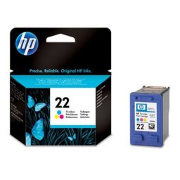C9352AE Tintapatron DeskJet 3920, 3940, D2300 nyomtatkhoz, HP 22, sznes, 5ml