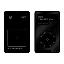 Uniq Atlas nyomkövető / helymeghatározó, Apple Find My kompatibilis, fekete