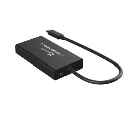 j5create JVA01, Fekete, USB 3.2 Gen 1 (3.1 Gen 1), 1920 x 1080 pixelek, Digitális kamera, Játékkonzol, PC, Műanyag, 0,3 M