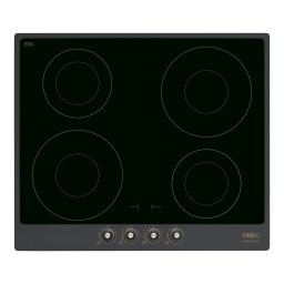 SMEG INDUKCIÓS FŐZŐLAP, Cortina design, 60 cm, 4 főzőzóna, antracit
