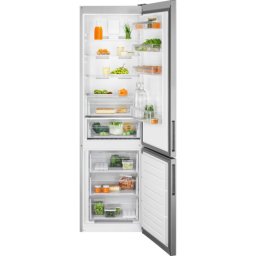 Electrolux LNT5ME36U1 Szabadonálló kombinált alulfagyasztós hűtőszekrény NoFrost TwinTech 266 l/101 l 201 cm magas 59.5 cm széles Szürke
