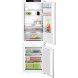 NEFF KI7863DD0 N70 Beépíthető kombinált alulfagyasztós hűtőszekrény NoFrost 188/67 l 177.2 cm magas 55.8 cm széles