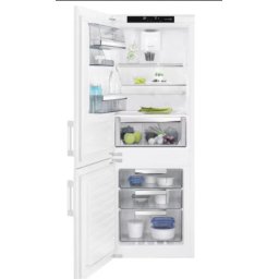 Electrolux EK274BNLWE Beépíthető kombinált alulfagyasztós hűtőszekrény NoFrost TwinTech 166/60 l 152 cm magas 54,7 cm széles