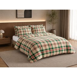 Mikroplüss ágyneműhuzat WINTER PLAID színes Ágyneműhuzat mérete: 70 x 90 cm | 140 x 200 cm
