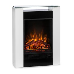 Klarstein Studio-5, elektromos kandalló, forrólevegős ventilátor, 900/1800 W, távirányító, fehér (FP6-Studio-5-W)