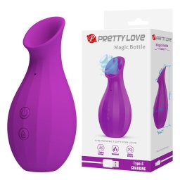 Pretty Love Magic Bottle szvhats csiklizgat - lila, 7 fokozat