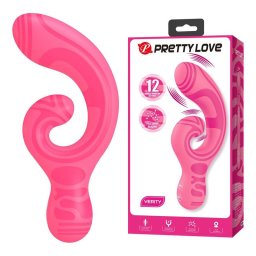 Pretty Love Verity ketts stimulcis vibrtor - rzsaszn, 4cm