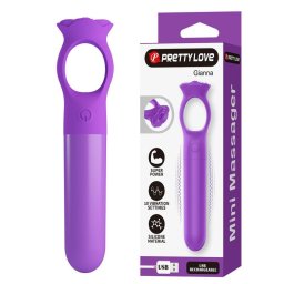 Pretty Love Mini vibrtor - lila, 10 md