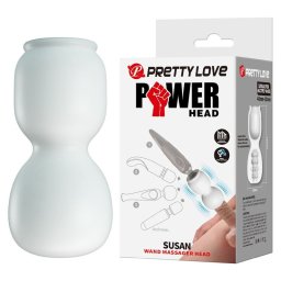 Pretty Love plcavibrtor - fehr, 6,5cm