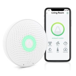 AirThings Wave plus - levegőminőség, radon, páratartalom, hőmérséklet, VOC, CO2 és nyomás érzékelő
