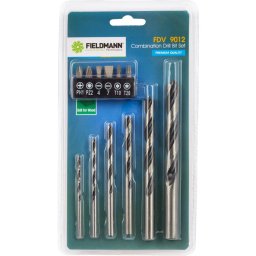 FDV 9012 12db bit fúrószerszám készlet FIELDMANN