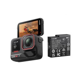 Insta360 Ace Pro 2 akciókamera, 1/1, 3" szenzor, Leica optika, 2,5" érintőképernyő, 8K 30 FPS akku