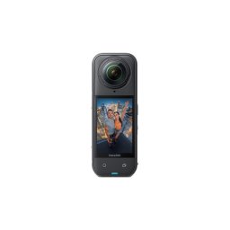 Insta360 X5 akciókamera, 8K 360° videó, tripla AI chip, vízálló 15 m-ig, 6 tengelyes stabilizálás, 2400 mAh akkumulátor