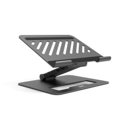 PORT dokkolóállomás állítható laptop állvánnyal akár 7 perifériához USB-C-n keresztül, fekete színben