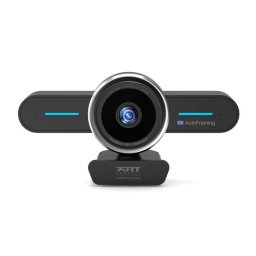 PORT mini konferencia kamera, 4K, automatikus képalkotás, sztereó, fekete