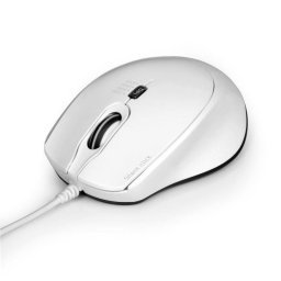 PORT optikai egér SILENT, USB-A/USB-C, 3600 DPI, fehér