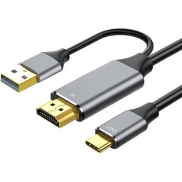 PREMIUMCORD adapter HDMI 2.0-ról USB-C-re, 4K@60Hz, 2m