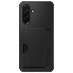 Samsung Hátsó borító kártyazsebbel Galaxy A36-hoz Fekete