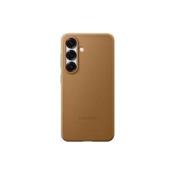 Samsung Vegán bőr védőburkolat Galaxy S25 barna