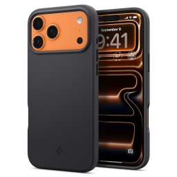 Spigen Silicone Fit Magfit Apple iPhone 18 Pro / 17 Pro tok, MagSafe, Black, fekete