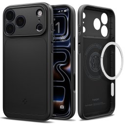 Spigen Thin Fit MagFit Apple iPhone 18 Pro / 17 Pro tok, MagSafe, Black, fekete