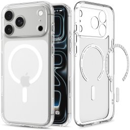 Spigen Ultra Hybrid MagFit Apple iPhone 18 Pro / 17 Pro tok, MagSafe, Frost, fehér