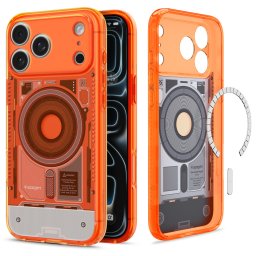 Spigen Ultra Hybrid MagFit Apple iPhone 18 Pro Max / 17 Pro Max tok, MagSafe, C-One, narancs