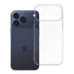 Clear 2mm iPhone 18 Pro Max / 17 Pro Max tok, átlátszó (kamera védelemmel)