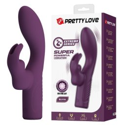 Pretty Love Olivia kettős stimulációs vibrátor - lila, 10 mód
