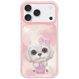 Nimmy Big Eyed Pet 2.0 Dog tok iPhone 17 - rózsaszín
