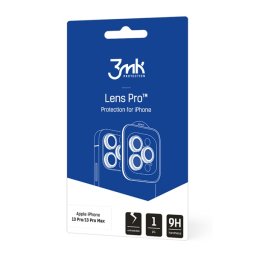 3MK LENS PROTECTION PRO kameravédő üveg (2.5D, 9H + segédkeret) ÁTLÁTSZÓ Apple iPhone 17 Pro Max, iPhone 17 Pro