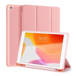 DUX DUCIS DOMO tok álló, bőr hatású (aktív FLIP, oldalra nyíló, TRIFOLD, asztali tartó, ceruza tartó) ROZÉARANY Apple IPAD 10.2 (2021), IPAD 10.2 (2020), IPAD 10.2 (2019)