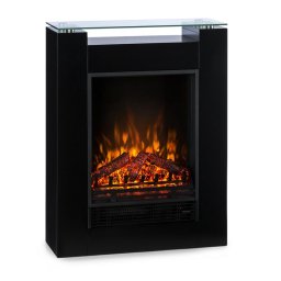 Klarstein Studio-5, elektromos kandalló, forrólevegős ventilátor, 900/1800 W, távirányító, fekete (FP6-Studio-5-B)
