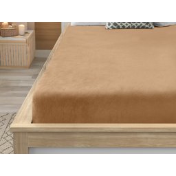 Mikroplüss lepedő SOFT 140x200 cm bézs