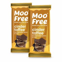 Moo Free Tejmentes Csokoládé tábla karamellás darabokkal DUO 2X80 g